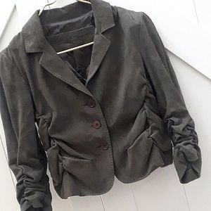 ITALIAN LAMBSKIN SUEDE...DONNA KARAN